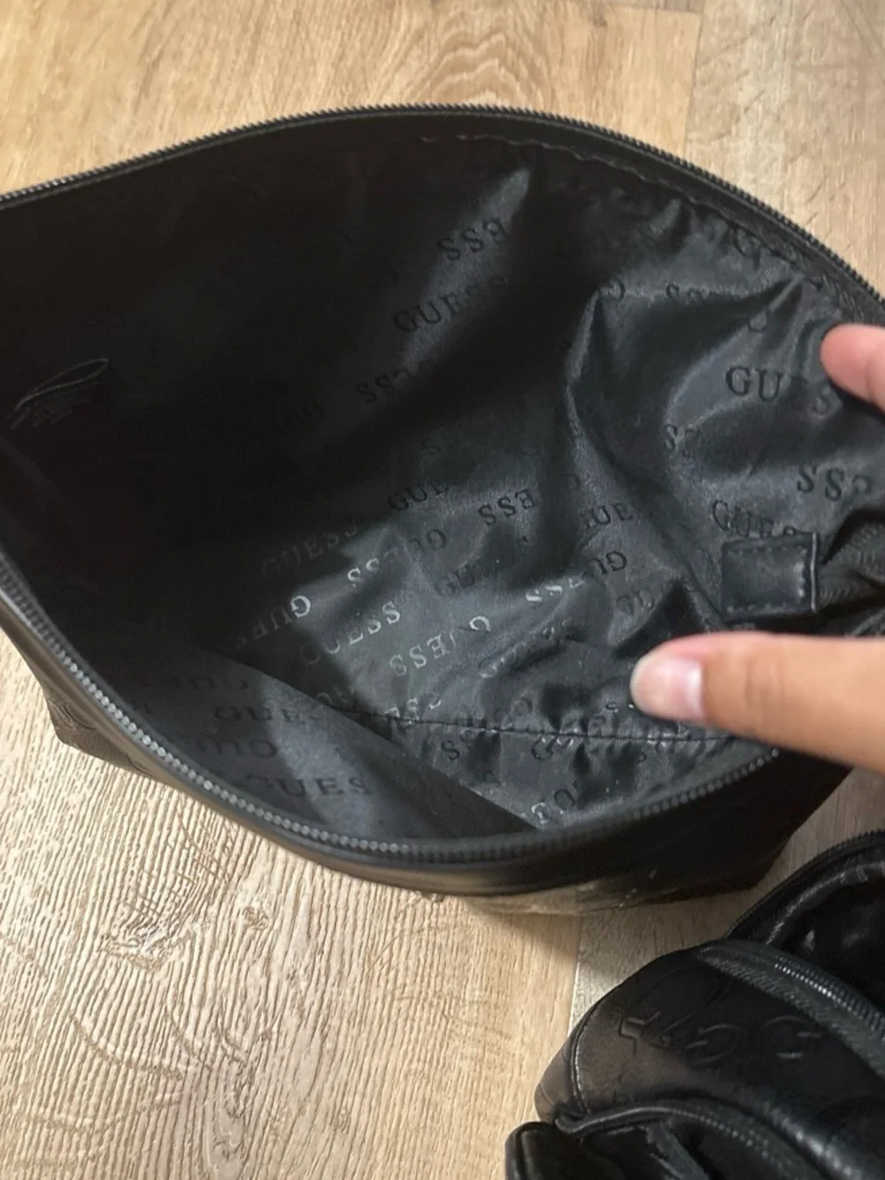 GUESS Makeup Bags and Cosmetic Train Case NWOT